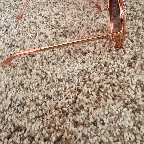 Guess Gold Sunglasses with Pink Lenses main image 15